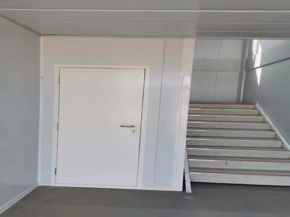 日照中交隧道局装配式集装箱房安装竣工投入使用